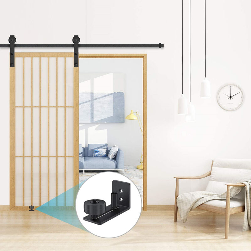 Guida A Pavimento Regolabile Per Porte Scorrevoli - Ideale Per Porte Da Interno E Esterno