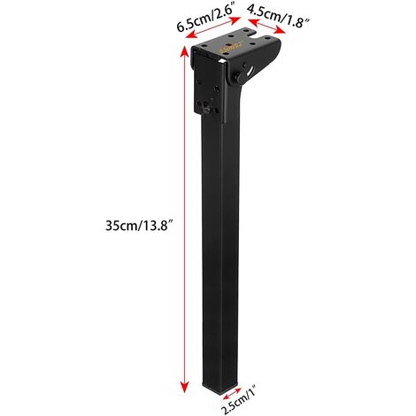 XYXH Piedini Per Mobili Acciaio A Vite 6 Cm, Gambe Per Mobili Regolabili, Gamba Per Tavolo Tondo, Piedini Di Supporto Per Mobili, Per Armadio, Divano, Sedia, Tavolino