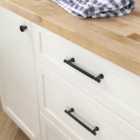 10 Maniglie Per Mobili Invisibili Nere - 150mm Per Cucina, Armadi E Cassetti, In Alluminio - Foto 4