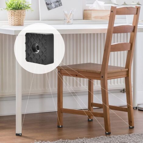 PATIKIL 4pz Cuscinetti per Mobili Gomma Quadrati 2.5x2.5, Tappi Rotelle Antiscivolo, Protezioni Pavimenti Antiscivolo per Piedini per Mobili, Letto, Divano, Sedia, Tavolo, Grigio PATIKIL 4pz Cuscinetti per Mobili Gomma Quadrati 2.5x2.5, Tappi Rotelle Antiscivolo, Protezioni Pavimenti Antiscivolo per Piedini per Mobili, Letto, Divano, Sedia, Tavolo, Grigio