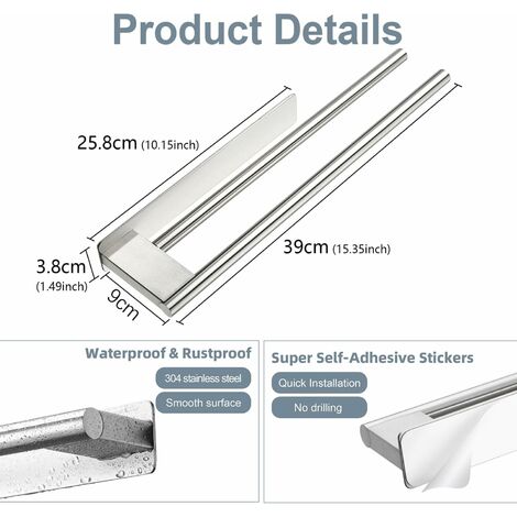 Porta Asciugamano Anello Aperto Da Bagno Da Muro In Acciaio Oro Con Punto Luce Cristallo In Acrilico Accessori Bagno 51863612