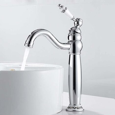 Rubinetto Miscelatore Monocomando Bagno Lavabo Lavello Con Strass 52155 - Foto 2