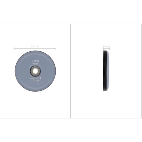 Set Da 30 Feltrini In Teflon Da Avvitare Diametro 19mm Scivoli Per Sedie Con Viti Protezionedei Mobili Pavimenti 81577376 - Foto 14