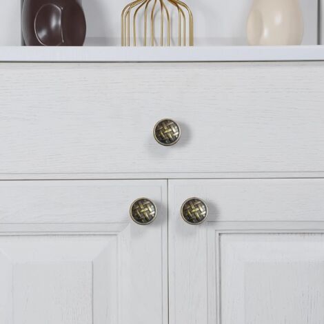 6 Pomelli Oro Per Mobili - Maniglie Armadio E Cassetti Moderni, Design Fungo Con Vite - Foto 14