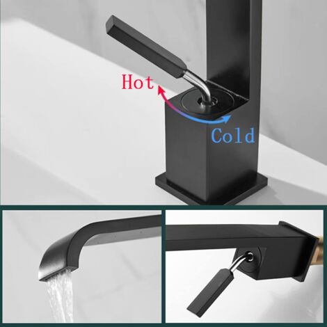 Miscelatore Lavabo Cascata Con Scarico Automatico Level Cromo - Paffon - Foto 7