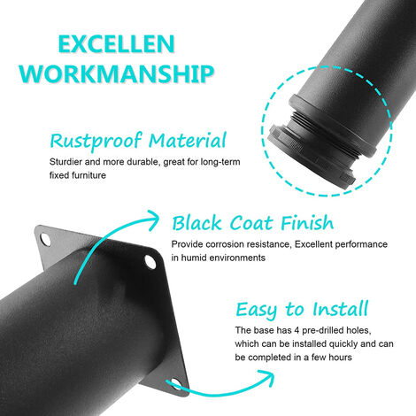 Pinzette In Acciaio Inox 30 Cm Qwork - 2 Pezzi Con Punta Rotonda E Appuntita Per Cucina E BBQ