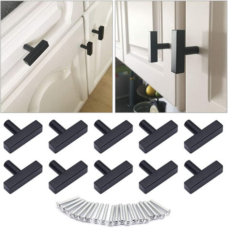 flintronic 12 Pezzi Maniglie per Armadietti, Acciaio Inox Maniglie