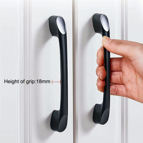 Maniglie Per Porte Lavuzo Grosetto Nero Con Scudo