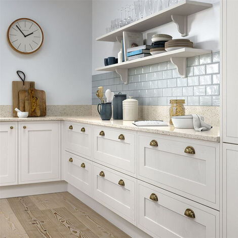 8 Maniglie Semicerchio Nero Per Mobili - Stile Vintage, Con Viti, Per Cassetti E Armadi - Foto 8