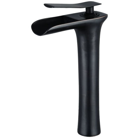 SJQKA Rubinetto Bagno Lavabo Cascata, Miscelatore Lavabo Bagno, Bagno - Foto 6