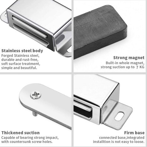 2 PEZZI - CHIUSURE MAGNETICHE REGOLABILI A SPINA - COLORE BIANCHE*** | Leroy Merlin - Foto 13