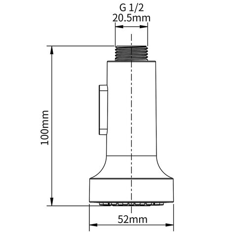 Orbit 55016 - Testina per irrigatore a impulsi in Ottone