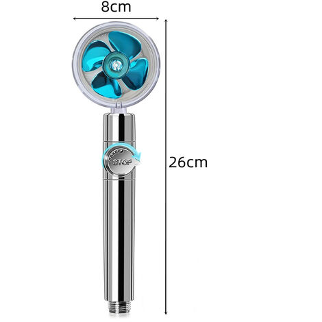 Soffione Doccia Doppio Per Coppie, Doppio Soffione Doccia Ad Alta Pressione Per Due Persone, Sistema Di Doccia Tandem Ad Alta Pressione Regolabile Con 3 Impostazioni Di Flusso, Adatto Per Bagno Di 2 - Foto 2