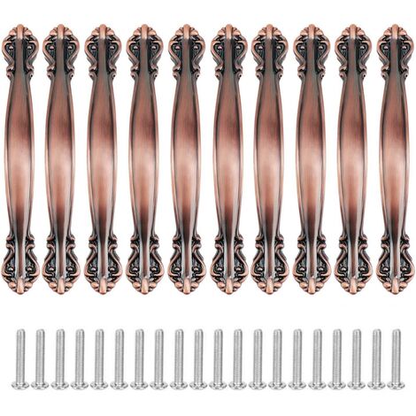 Maniglie Per Mobili Nero Acciaio - 2 Pezzi | Distanza Fori 256mm Per Cucina E Armadi - Foto 4