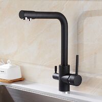 Rubinetto da cucina pieghevole - Miscelatore girevole a 360° - Tubo di alimentazione da 3/8 - Lavello moderno Rubinetto | Leroy Merlin Rubinetto da cucina pieghevole - Miscelatore girevole a 360° - Tubo di alimentazione da 3/8 - Lavello moderno Rubinetto | Leroy Merlin