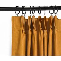 Anelli per Tende,Clip per Tende,30 pz Anelli per Tende con Clip,Anelli per Tende in Metallo,38mm Gancetti per Tende,Anelli per Tende con Ganci,Doccia Anelli Bastone Tenda Appesi per Tende e Aste,Nero