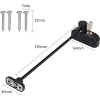 2 Lucchetti Frigorifero Con Chiave - Blocco Sicurezza Bambini Per Finestre E Armadi - Foto 13