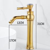 Rubinetto Da Bagno Retrò Miscelatore Monocomando Bocca Alta Rubinetto Calda E Fredda Regolabile Nero 69316375
