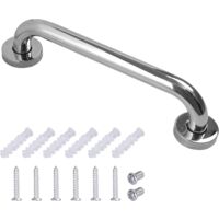 Maniglione da Bagno Acciaio Inox 35cm Maniglia di Sicurezza Maniglia Ausiliaria per Vasca WC Scale