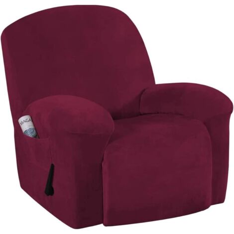 Housse pour fauteuil opaque de coloris anthracite en polyester