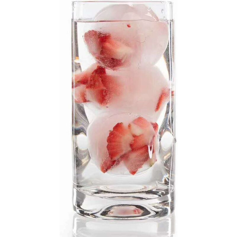 Rose Flower Ice Cube Mold 6 Cavity Silicone Leak-Free Reusable