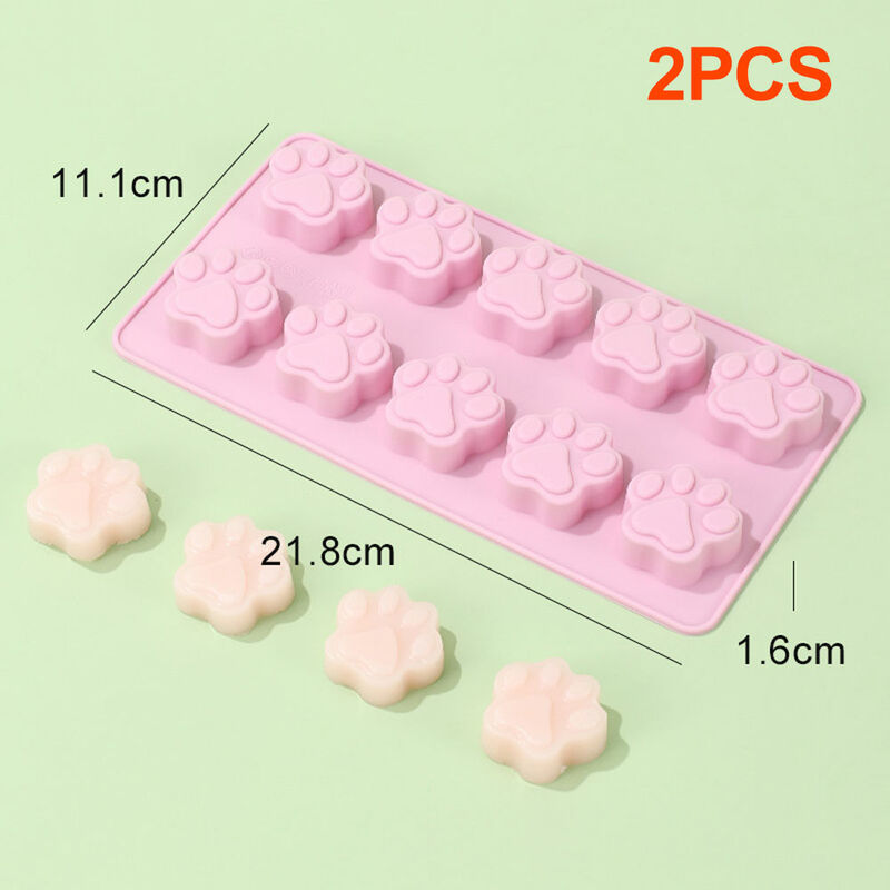 1pc French Bulldog Dog Shaped Silicone Ice Cube Tray And Treat