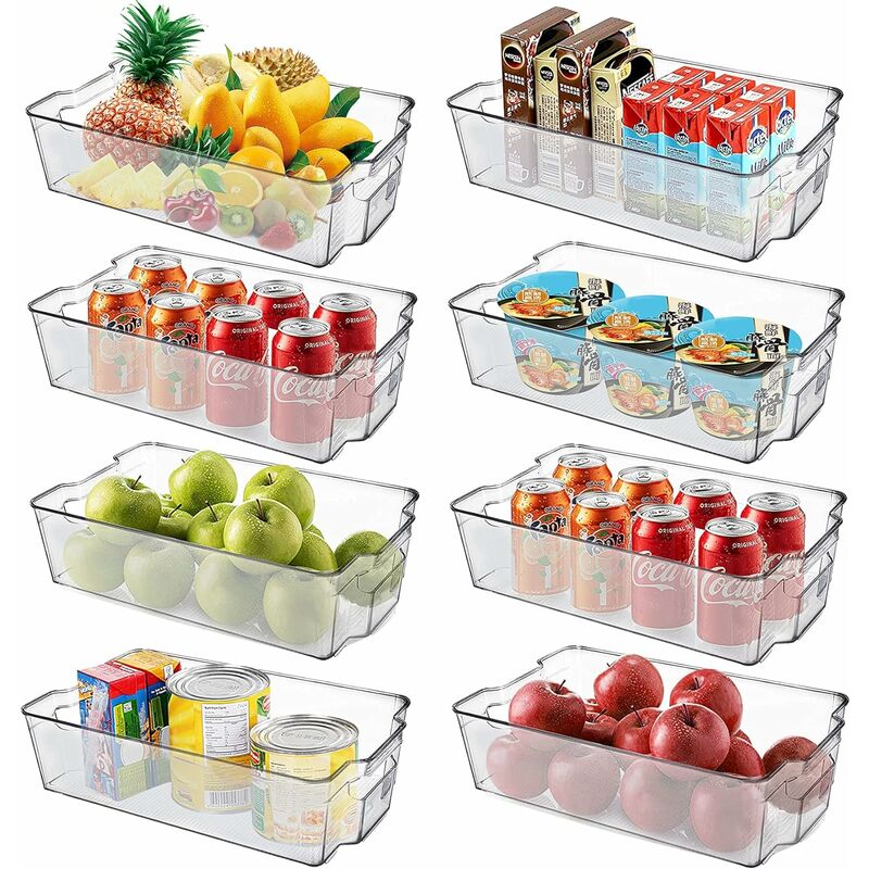 Clear Fridge Storage Container 30cm x 17cm x 9cm