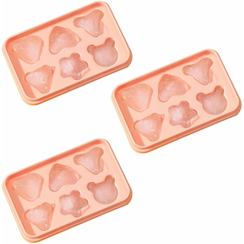 1pc Double Layer 56 Cube Ice Tray For Home Use, Silicone Ice Maker With  Press Button, Easy-release Ice Cube Tray