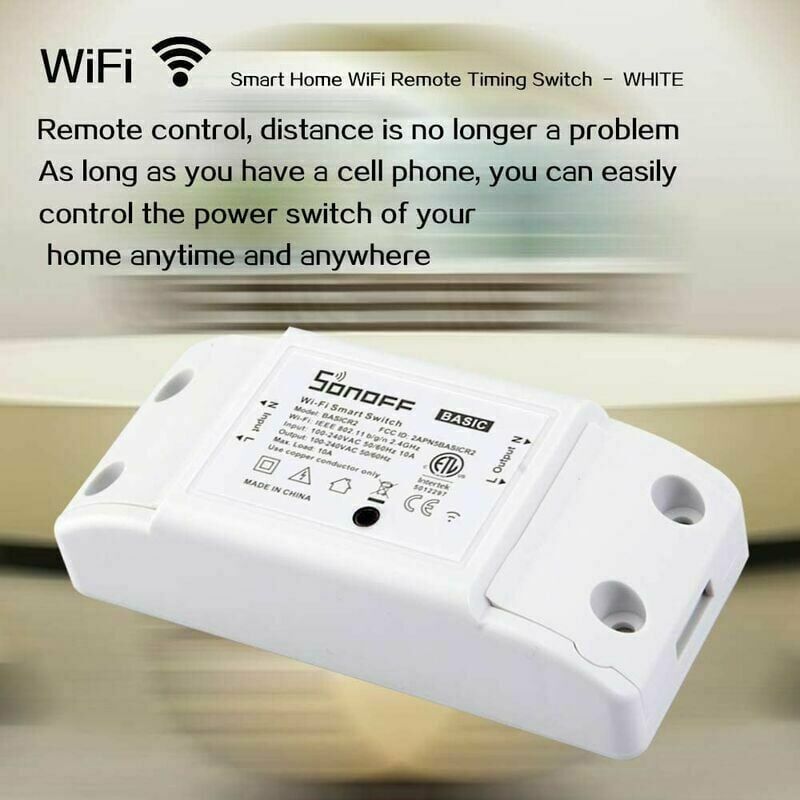 SONOFF Outlets BasicR2 Wifi Breaker Light Switch Wireless Remote Controller  DIY Smart Home Works With Alexa