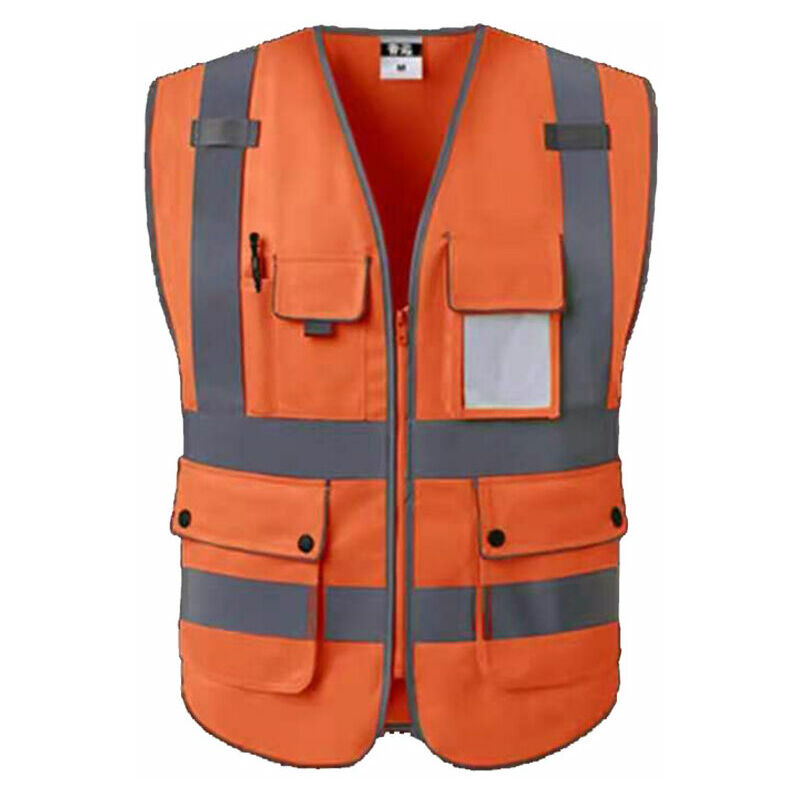 Orange vest sale with pockets