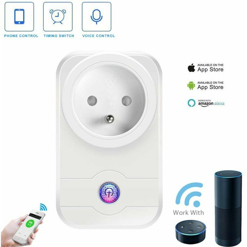 SONOFF S26R2 WiFi Smart Plug Remote Control Socket Outlet Work With Alexa  Google