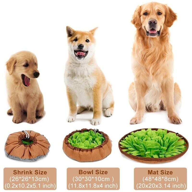 Pet Snuffle Mat for Dogs, 18.8 Dog Feeding Mat, Slow Feeder Dog Puzzle  Toys, Dogs Feeding Mat for Small and Medium Dogs, Stress Relief Interactive  Dog Toys Feed Game for Sniffing 