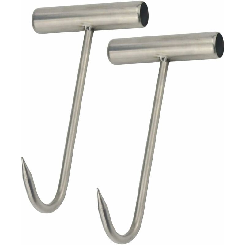 STOL Set of 2 Stainless Steel Meat Boning T-Hooks