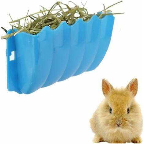 Hanging clearance rabbit feeder