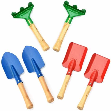 3pcs Beach Toys Kids Beach Shovel Set With Handle, Outdoor Toy Kit Sand  Snow Shovel, Stainless Steel Handle Beach Shovel Plastic Shovel