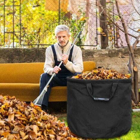 Heavy-duty Oxford Fabric Leaf Bag - Perfect For Garden Lawn Waste