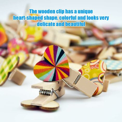 Colored Mini Clothespins, Small Colored Clothespins, 1 3/8 Inch Clothespins,  Wedding Decor, Craft Clothespins, Pretty Clothespins, 10 Count 