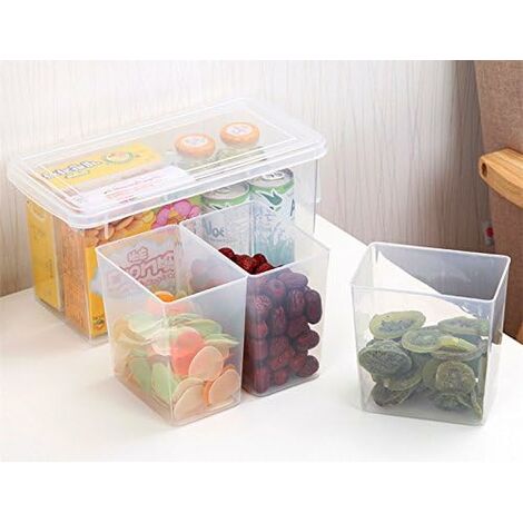 1pc Plastic Refrigerator Storage Box With Lid, Multipurpose Large Capacity  Container For Vegetables, Fruits, Eggs And Other Foods, Suitable For  Kitchen