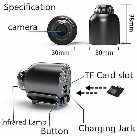 Microcamera Wifi con switch LTE-4G-WiFi