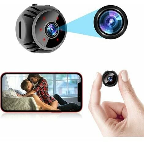 Mini Hidden Wireless Spy Camera WiFi Nanny Cam Baby Monitor 1080P HD Home  Security Indoor Video
