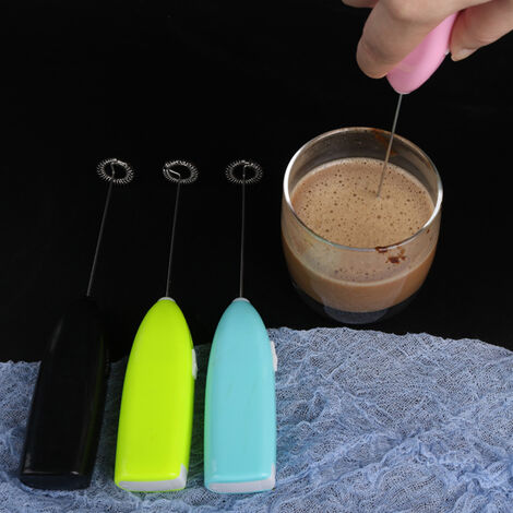 1PCS Milk Frother Handheld Battery Operated - Electric Whisk Coffee Frother  Stirrer, Hand Held Milk Foamer, Mini Mixer for Bulletproof Coffee,  Cappuccino, Latte, Frappe Matcha Tea