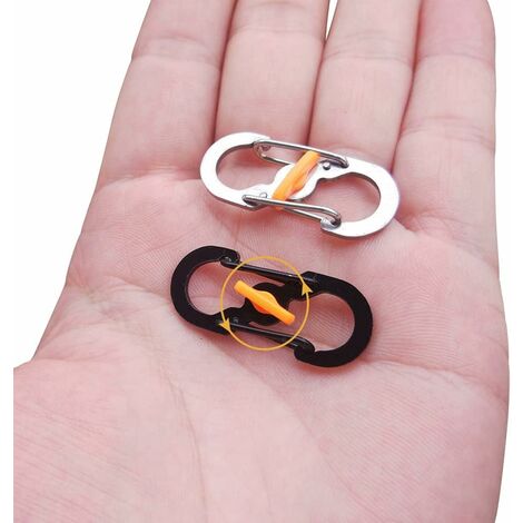 35 Pcs Key Chains, Swivels For Keys, Carabiner Keychain Metal Polishing  Detachable Ring Hooks Keychain, 25 Mm In Diameter