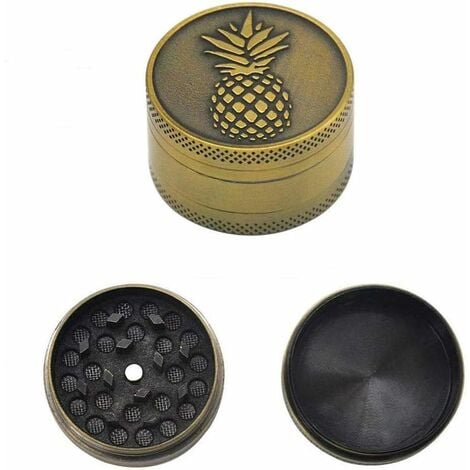 HFS(R) 2.5 Spice Herb Grinder - Black Aluminium