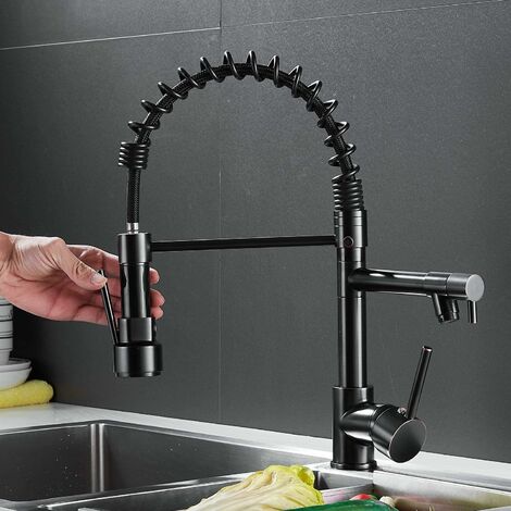 Black Kitchen Faucet Kitchen Mixer Tap ...