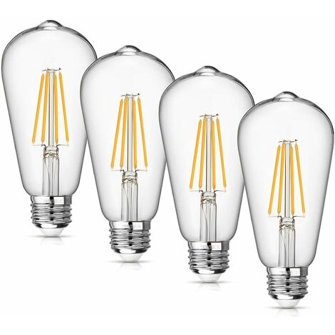 LED Filament Style Squirrel Cage Bulb 7 Watt Dimmable