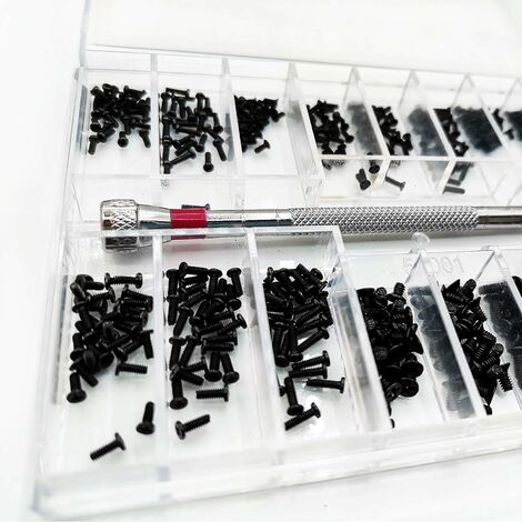 1000Pcs Micro Round Head Screw Bolt Small Glasses Screws Stainless