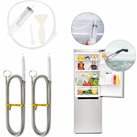 Refrigerator Drain Dredge Cleaning Set Long Flexible Refrigerator