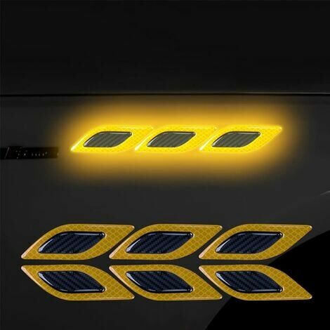 Autocollant De Carrosserie De Voiture Auto-Adhésif Scratch Cover Skull  Decal Tape Decoration Accessory (Yellow) -NIM