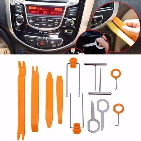 Car Trim Removal Tool Kit Set Door Panel Fastener Auto Dashboard Plastic  Tools 