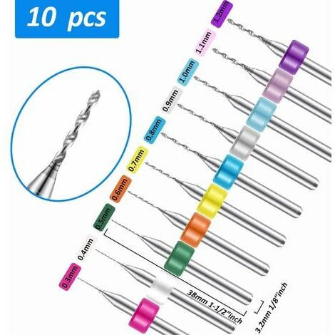 1.2 mm HSS Parallel Shank Twist Drill Bit IT, 1.2mm Drill, 1.2 mm Drill,  PCB Drill Bits